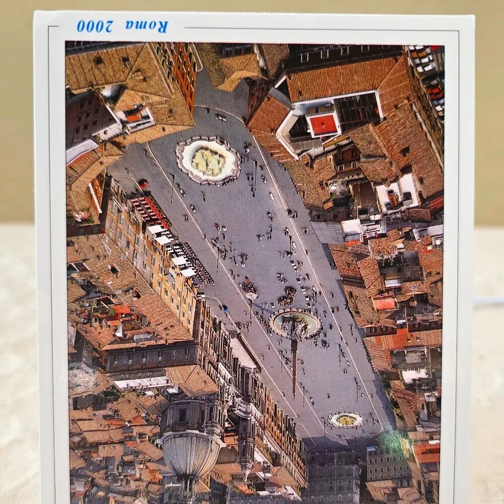 2000 Rome Roma Piazza Navona Cirilli Italy Italian Living Gift Postcard Unposted